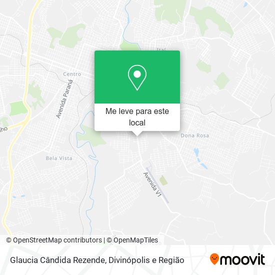 Glaucia Cândida Rezende mapa