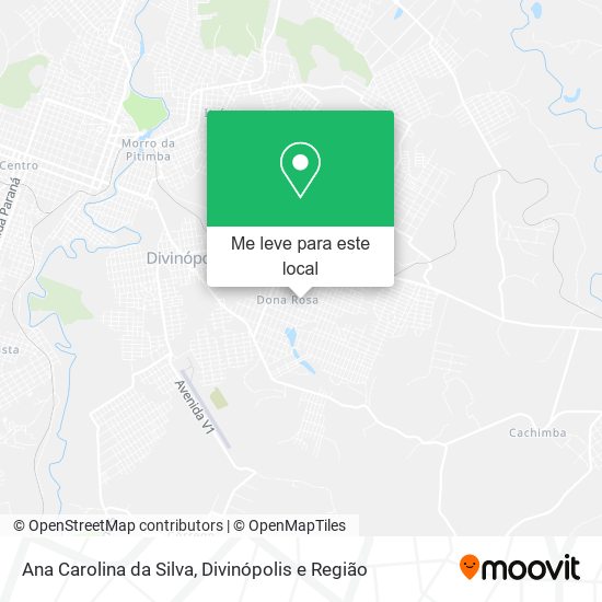Ana Carolina da Silva mapa