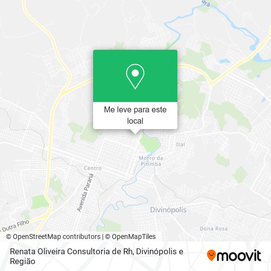 Renata Oliveira Consultoria de Rh mapa