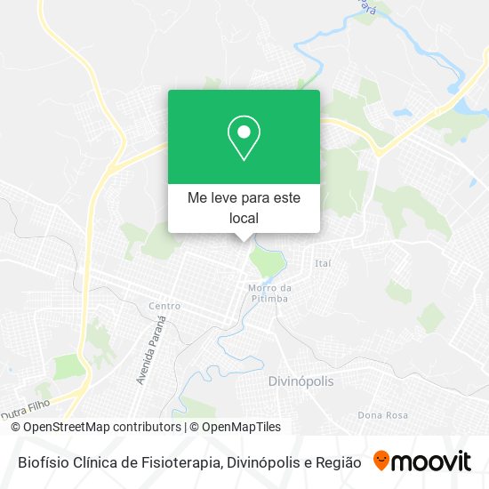 Biofísio Clínica de Fisioterapia mapa
