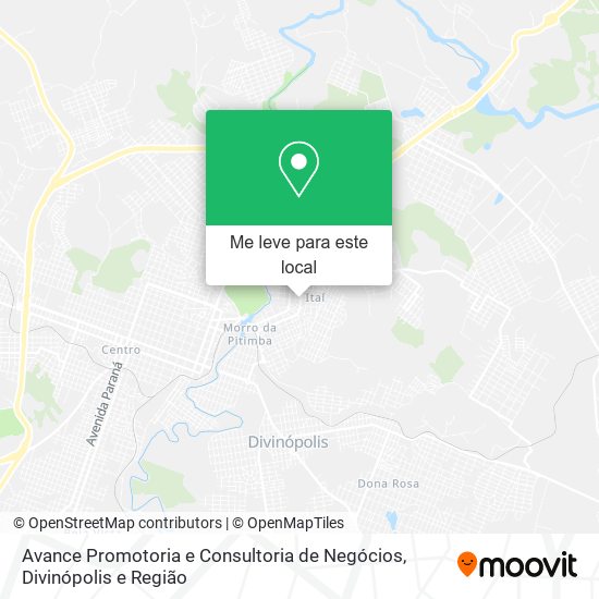 Avance Promotoria e Consultoria de Negócios mapa