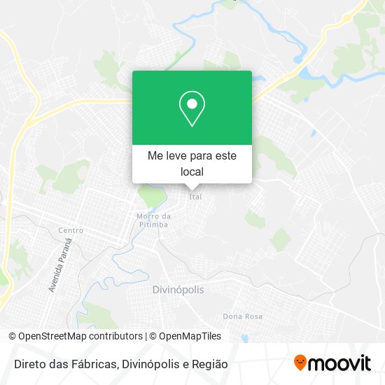 Direto das Fábricas mapa