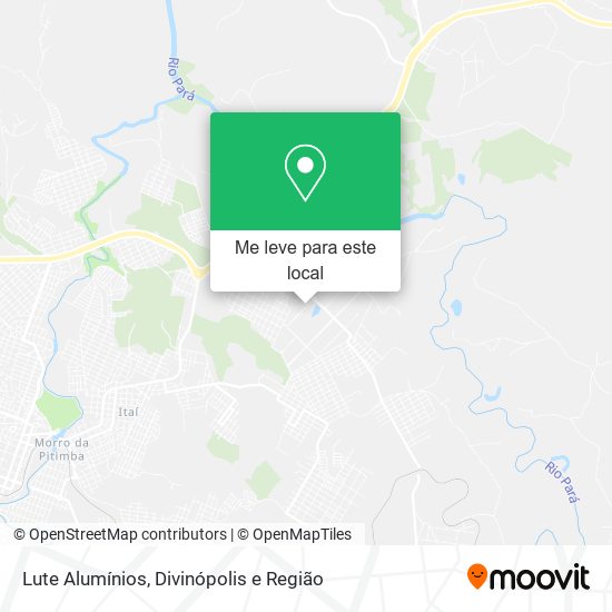 Lute Alumínios mapa