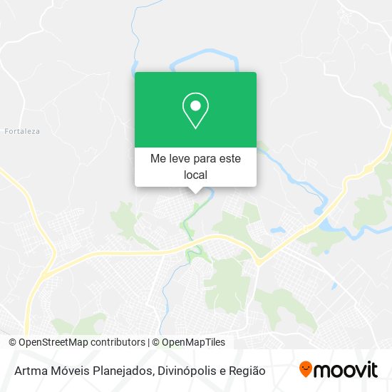 Artma Móveis Planejados mapa