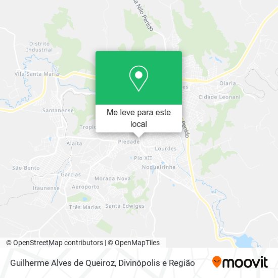 Guilherme Alves de Queiroz mapa