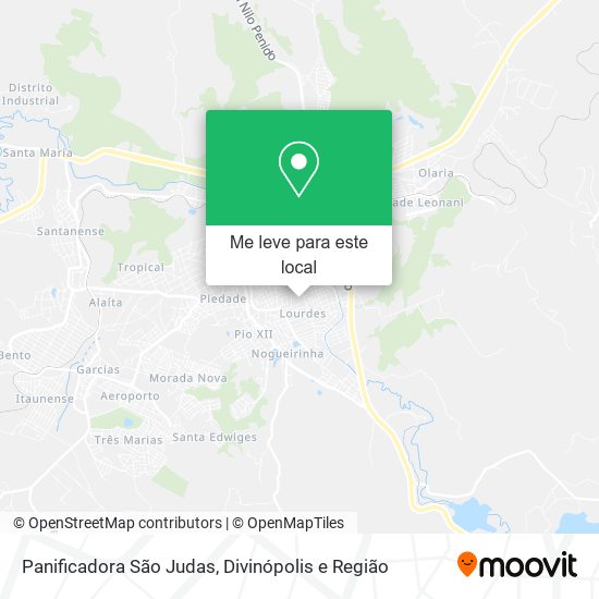 Panificadora São Judas mapa