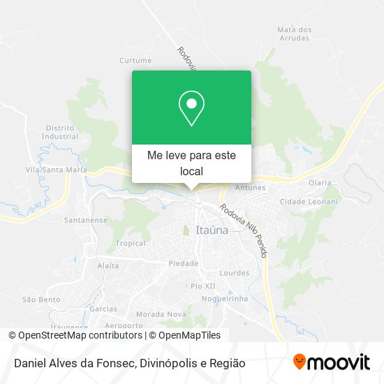 Daniel Alves da Fonsec mapa