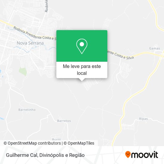 Guilherme Cal mapa
