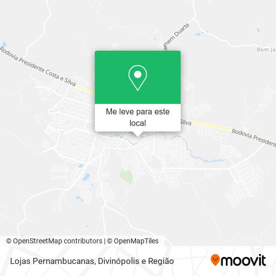 Lojas Pernambucanas mapa