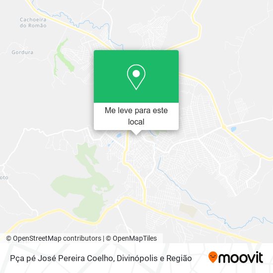 Pça pé José Pereira Coelho mapa