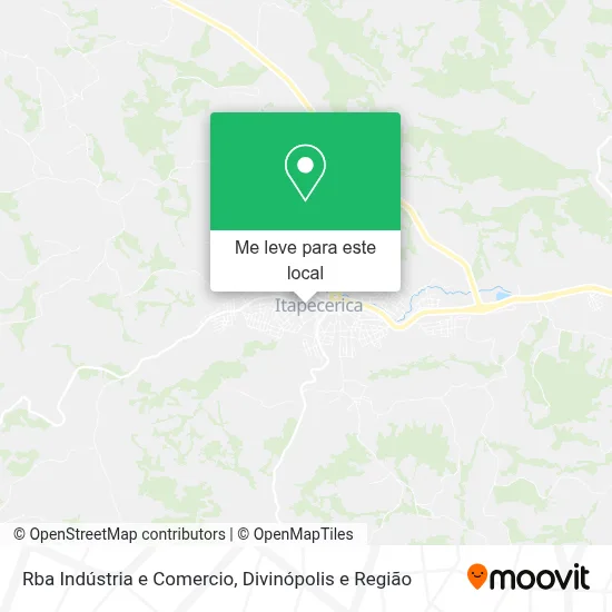 Rba Indústria e Comercio mapa