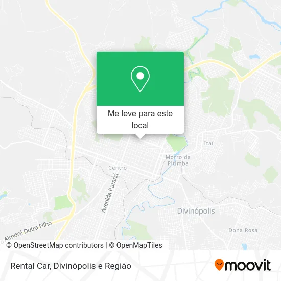 Rental Car mapa