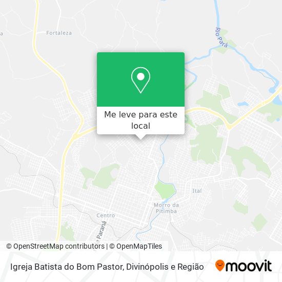 Igreja Batista do Bom Pastor mapa