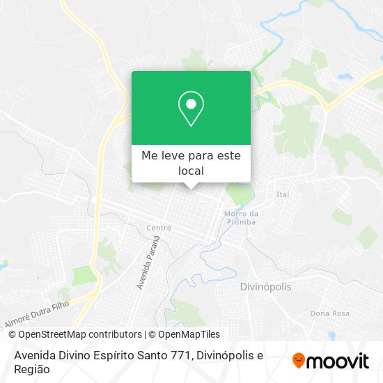 Avenida Divino Espírito Santo 771 mapa