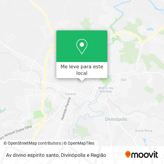 Av divino espirito santo mapa