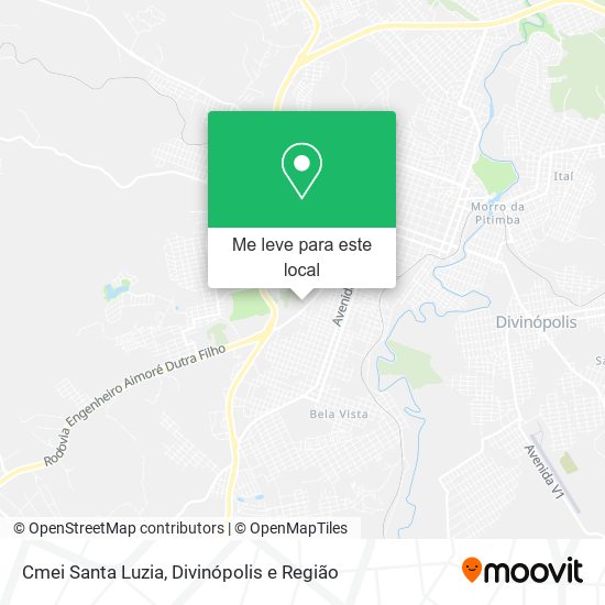 Cmei Santa Luzia mapa