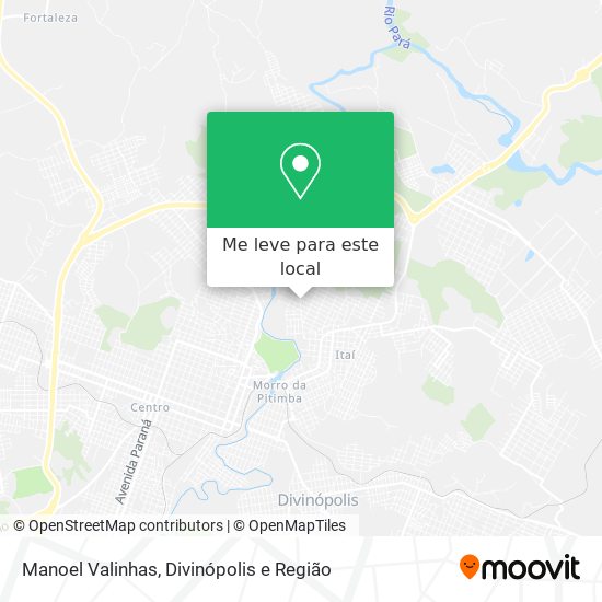 Manoel Valinhas mapa