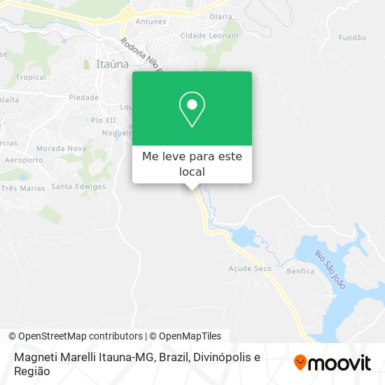 Magneti Marelli Itauna-MG, Brazil mapa