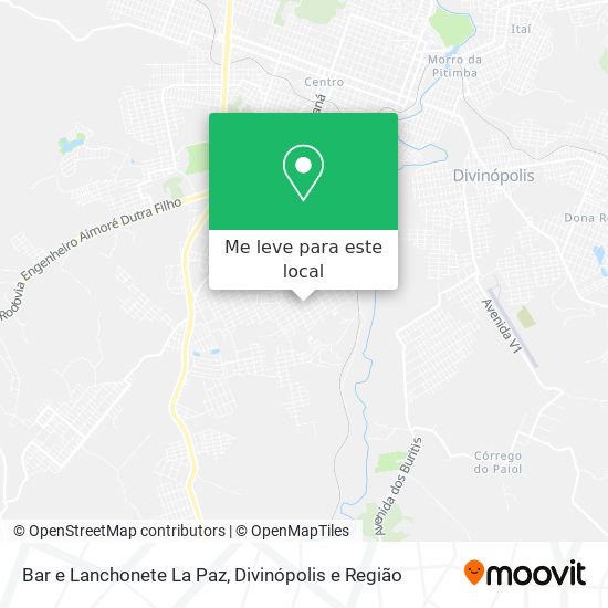 Bar e Lanchonete La Paz mapa
