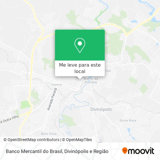Banco Mercantil do Brasil mapa