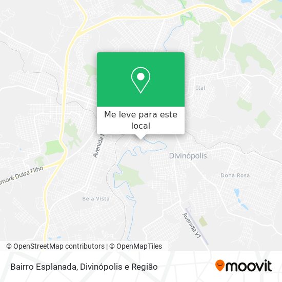 Bairro Esplanada mapa