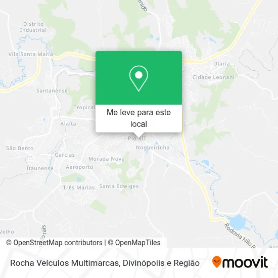 Rocha Veículos Multimarcas mapa