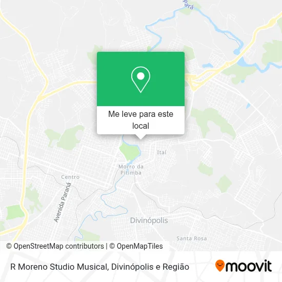 R Moreno Studio Musical mapa