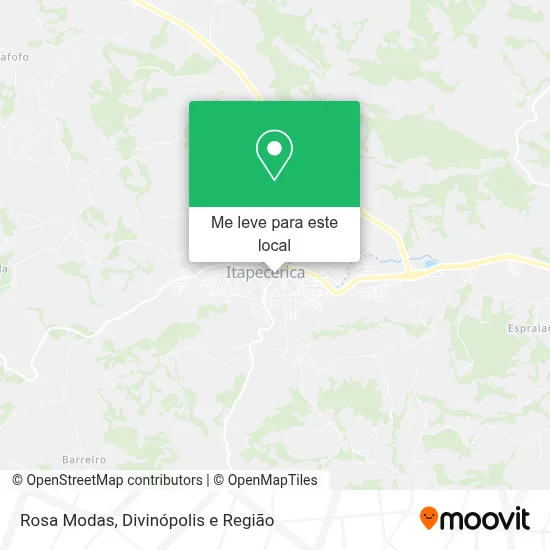 Rosa Modas mapa