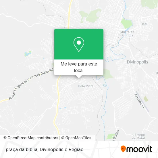 praça da bíblia mapa