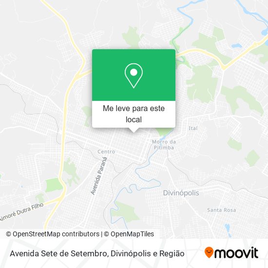 Avenida Sete de Setembro mapa