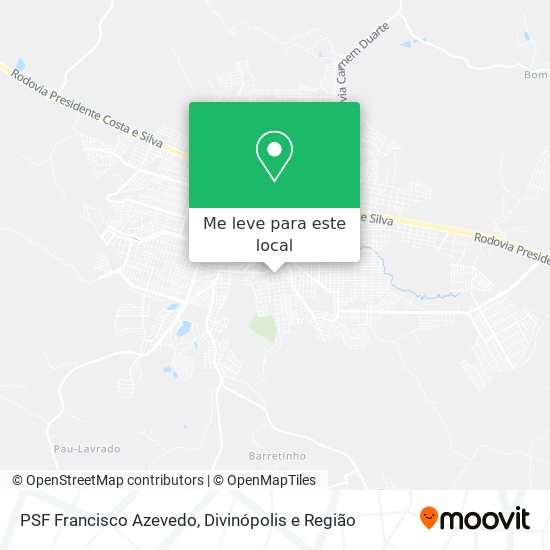 PSF Francisco Azevedo mapa