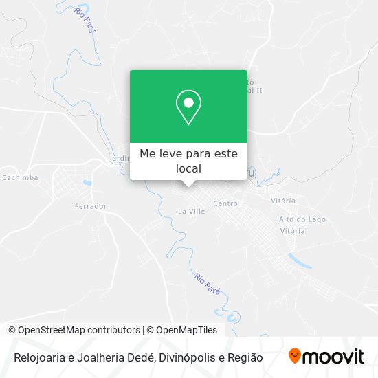 Relojoaria e Joalheria Dedé mapa
