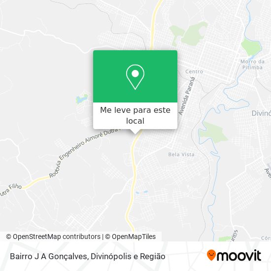 Bairro J A Gonçalves mapa