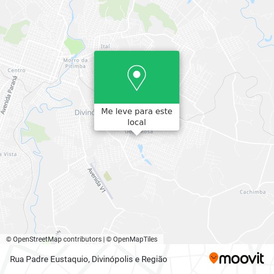 Rua Padre Eustaquio mapa