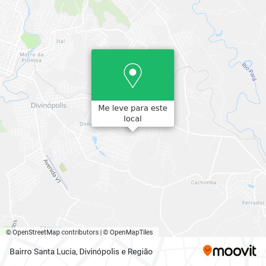 Bairro Santa Lucia mapa