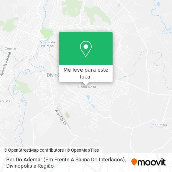 Bar Do Ademar (Em Frente A Sauna Do Interlagos) mapa