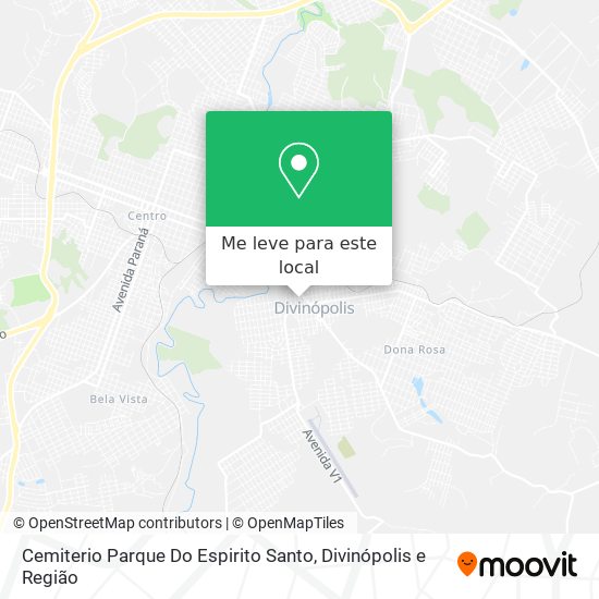 Cemiterio Parque Do Espirito Santo mapa