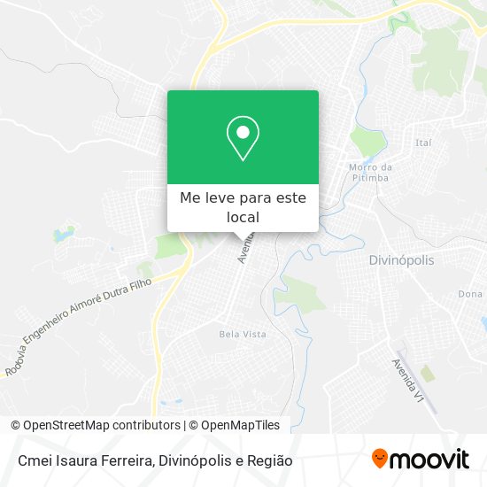 Cmei Isaura Ferreira mapa