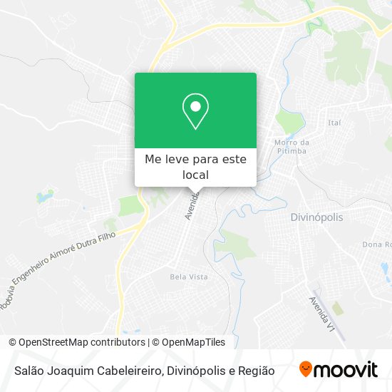 Salão Joaquim Cabeleireiro mapa