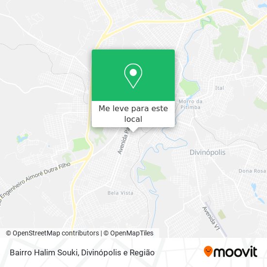 Bairro Halim Souki mapa