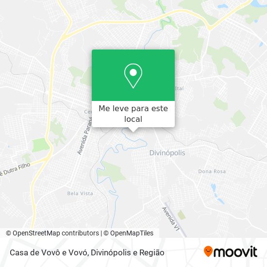 Casa de Vovô e Vovó mapa