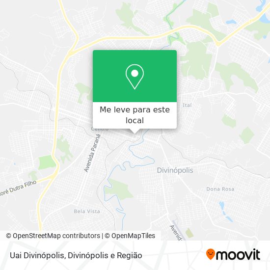 Uai Divinópolis mapa