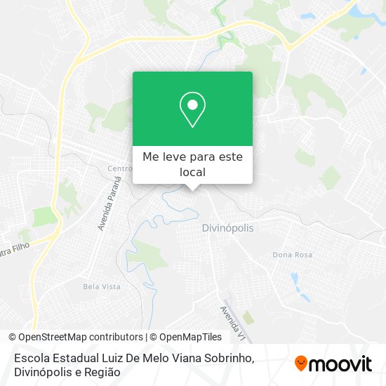 Escola Estadual Luiz De Melo Viana Sobrinho mapa