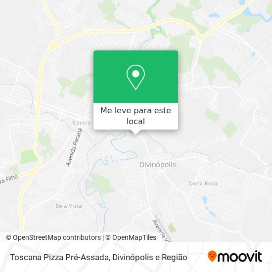 Toscana Pizza Pré-Assada mapa