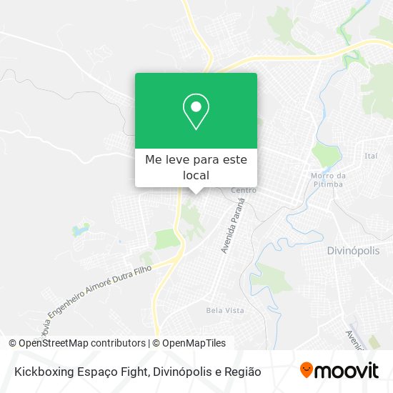 Kickboxing Espaço Fight mapa