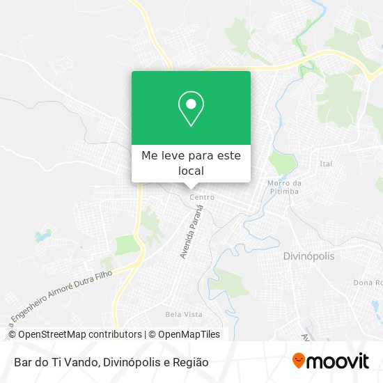 Bar do Ti Vando mapa