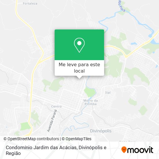Condomínio Jardim das Acácias mapa
