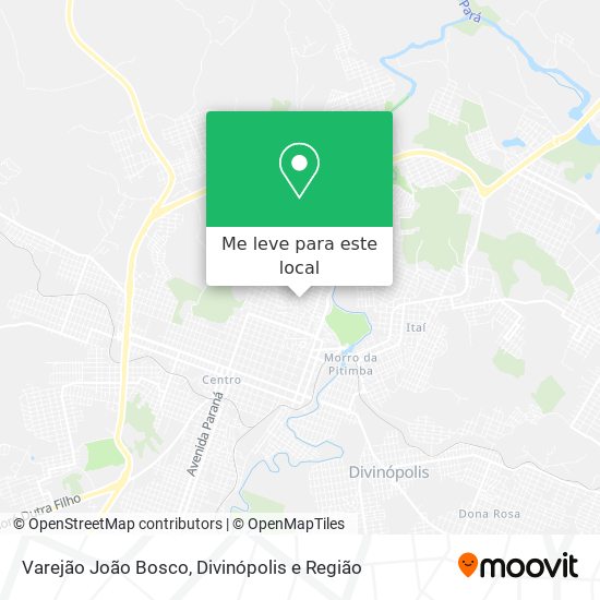 Varejão João Bosco mapa