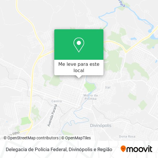 Delegacia de Polícia Federal mapa