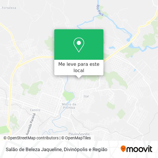 Salão de Beleza Jaqueline mapa